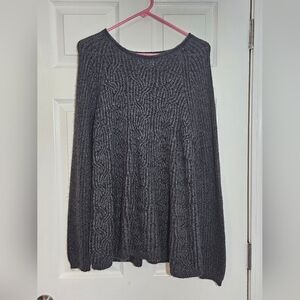 Large Sonoma Oversized Charcoal Long Sleeve Sweater